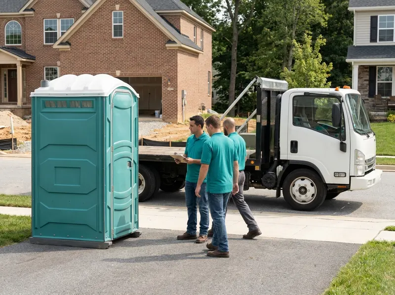 Crane-Lift & High-Rise Portable Toilets in Bel Air, MD