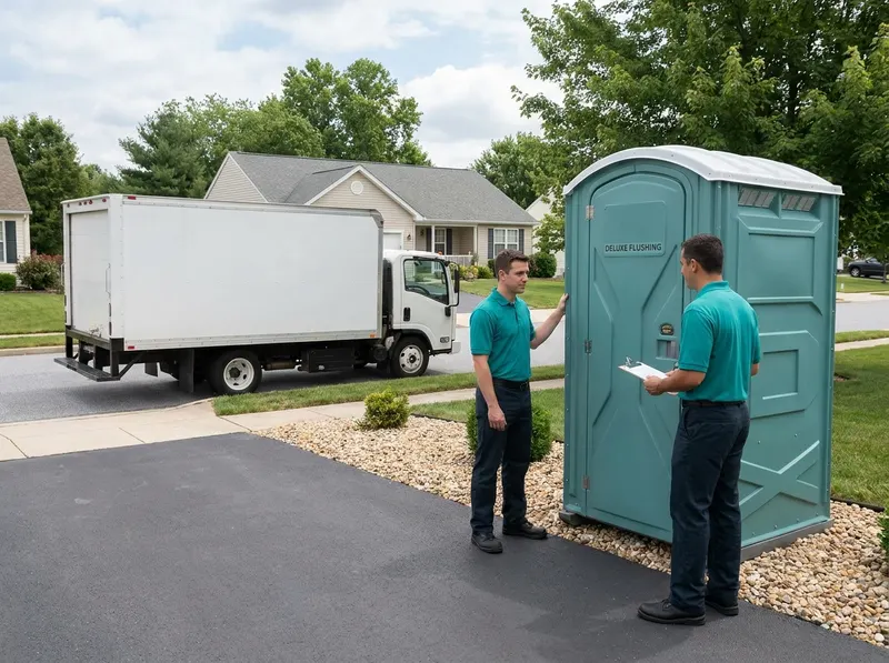 Deluxe Flushing Portable Restrooms in Bel Air, MD